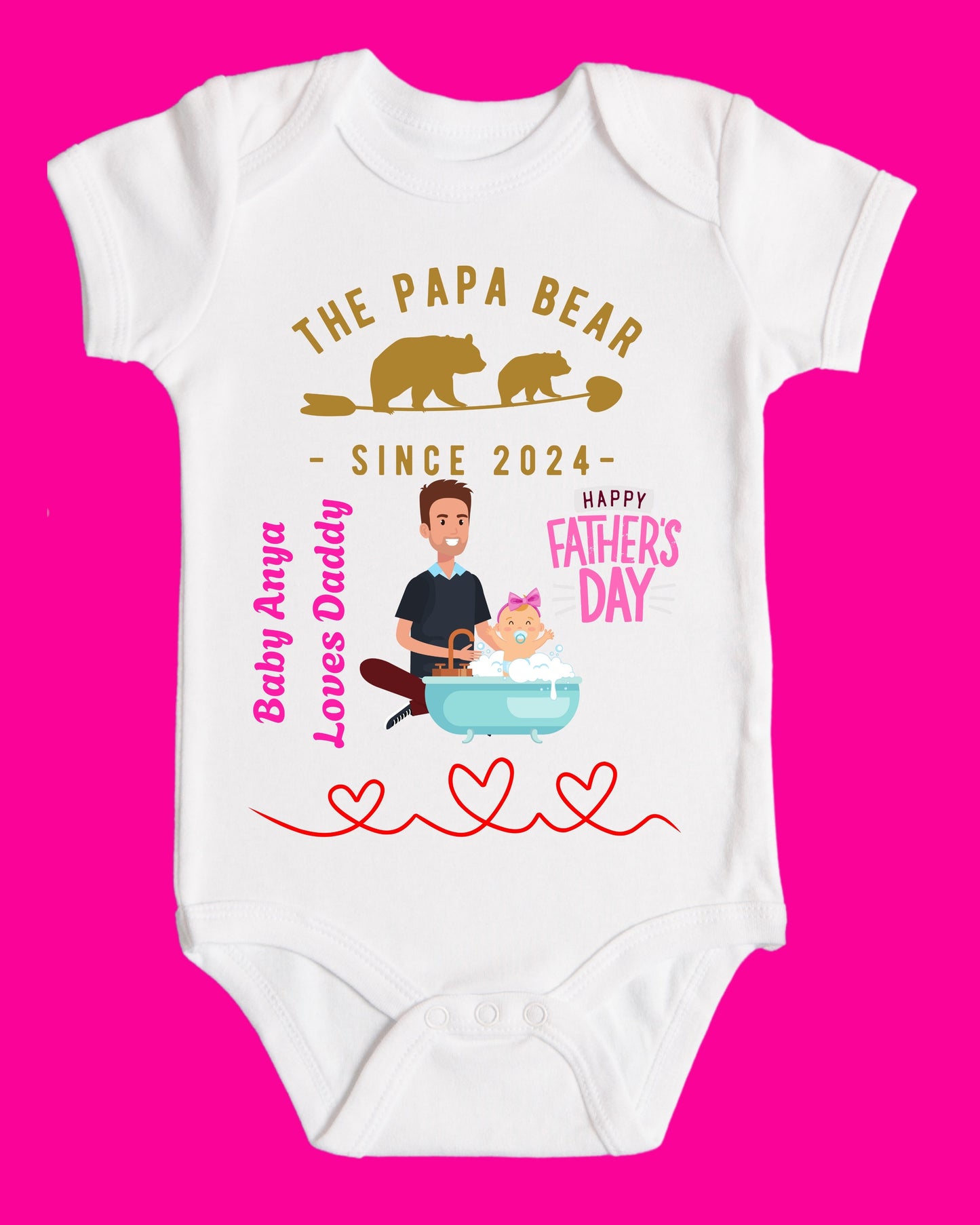 Baby Rompers Fathers Day