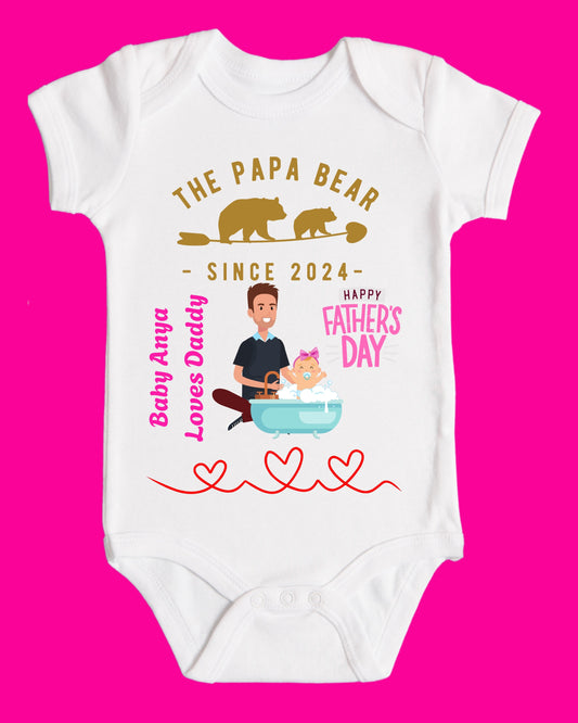 Baby Rompers Fathers Day