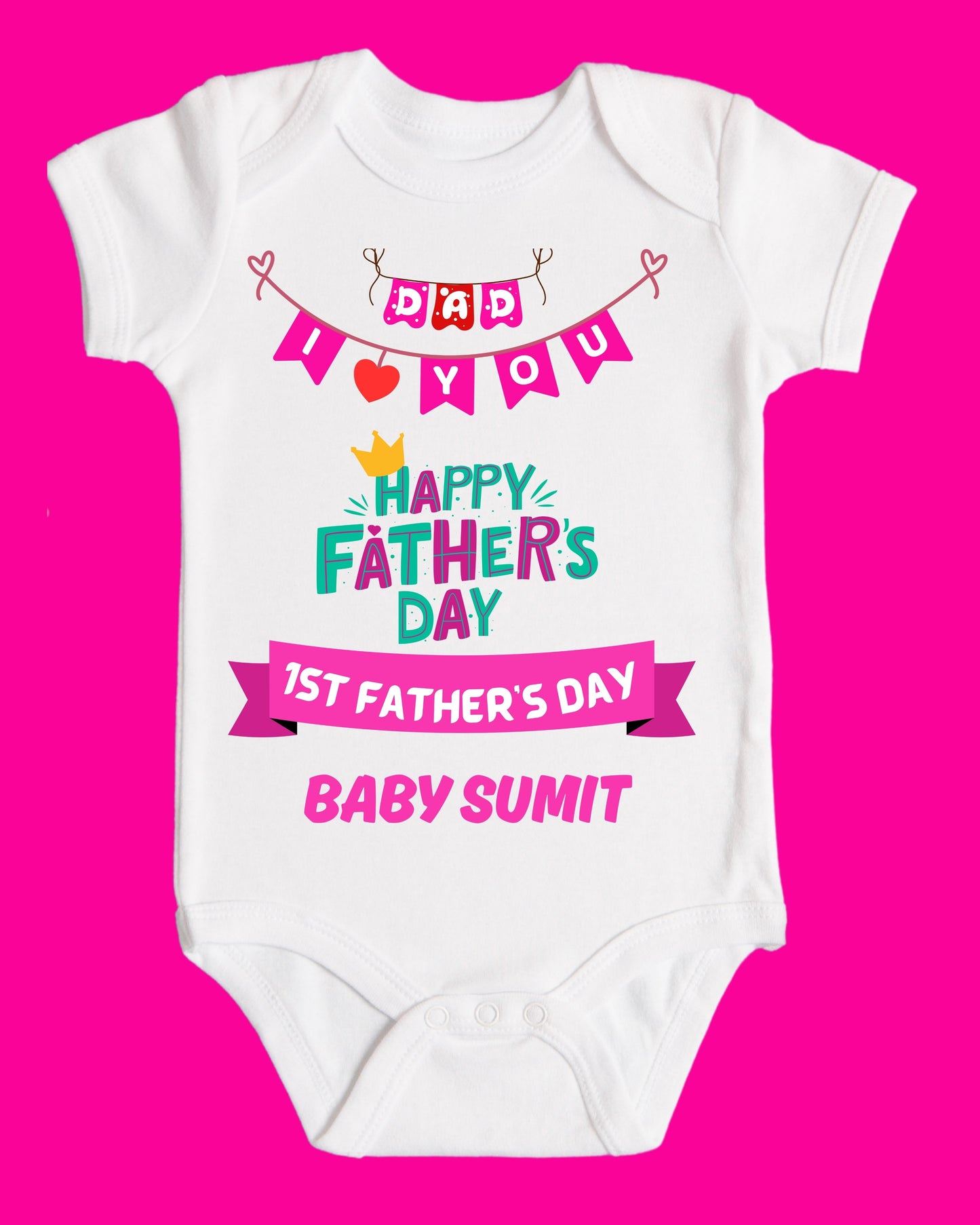 Baby Rompers Fathers Day