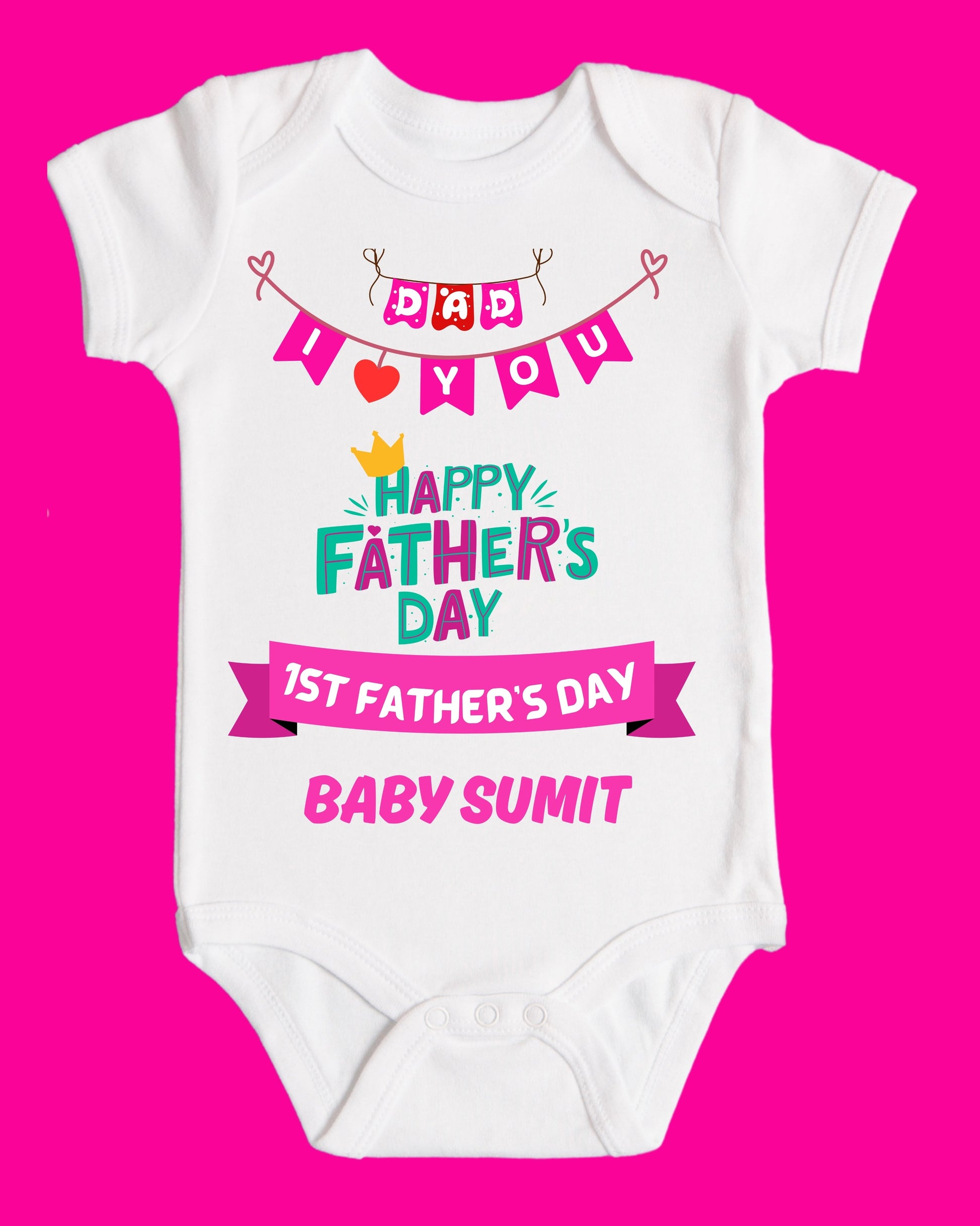 Baby Rompers Fathers Day