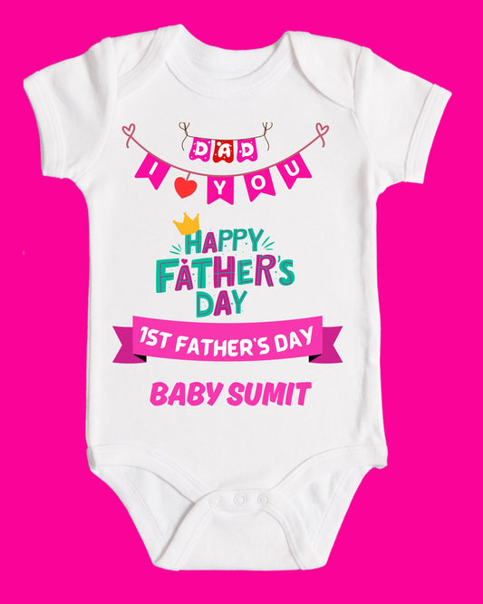 Baby Rompers Fathers Day