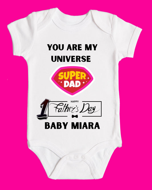 Baby Rompers Fathers Day