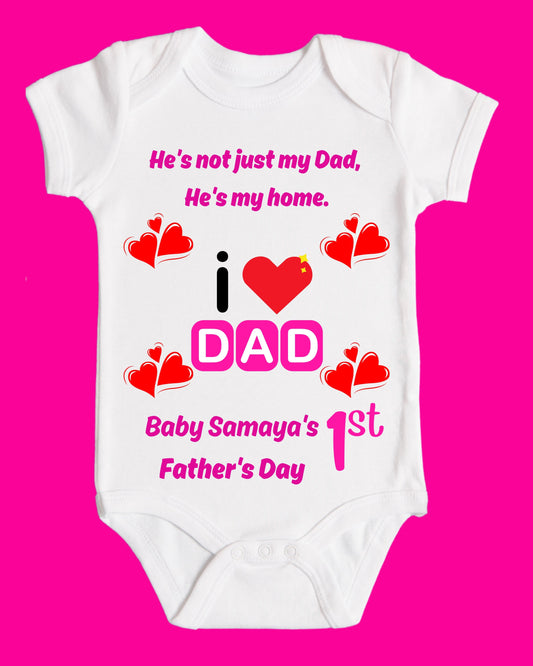 Baby Rompers Fathers Day
