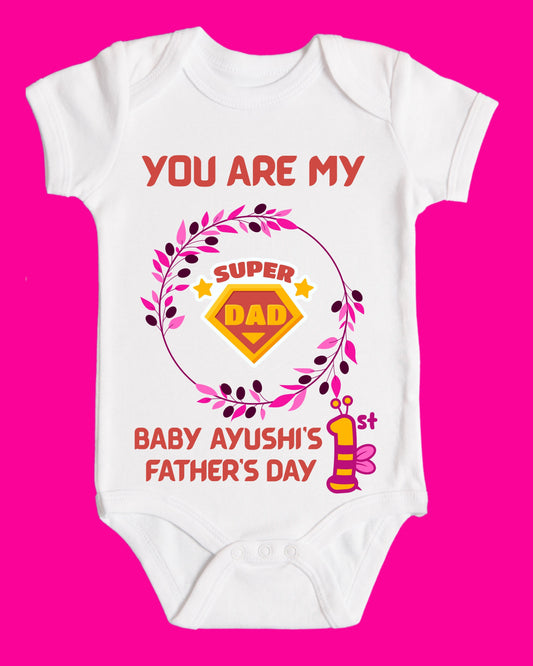 Baby Rompers Fathers Day