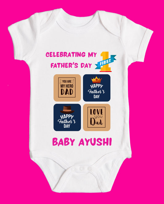 Baby Rompers Fathers Day