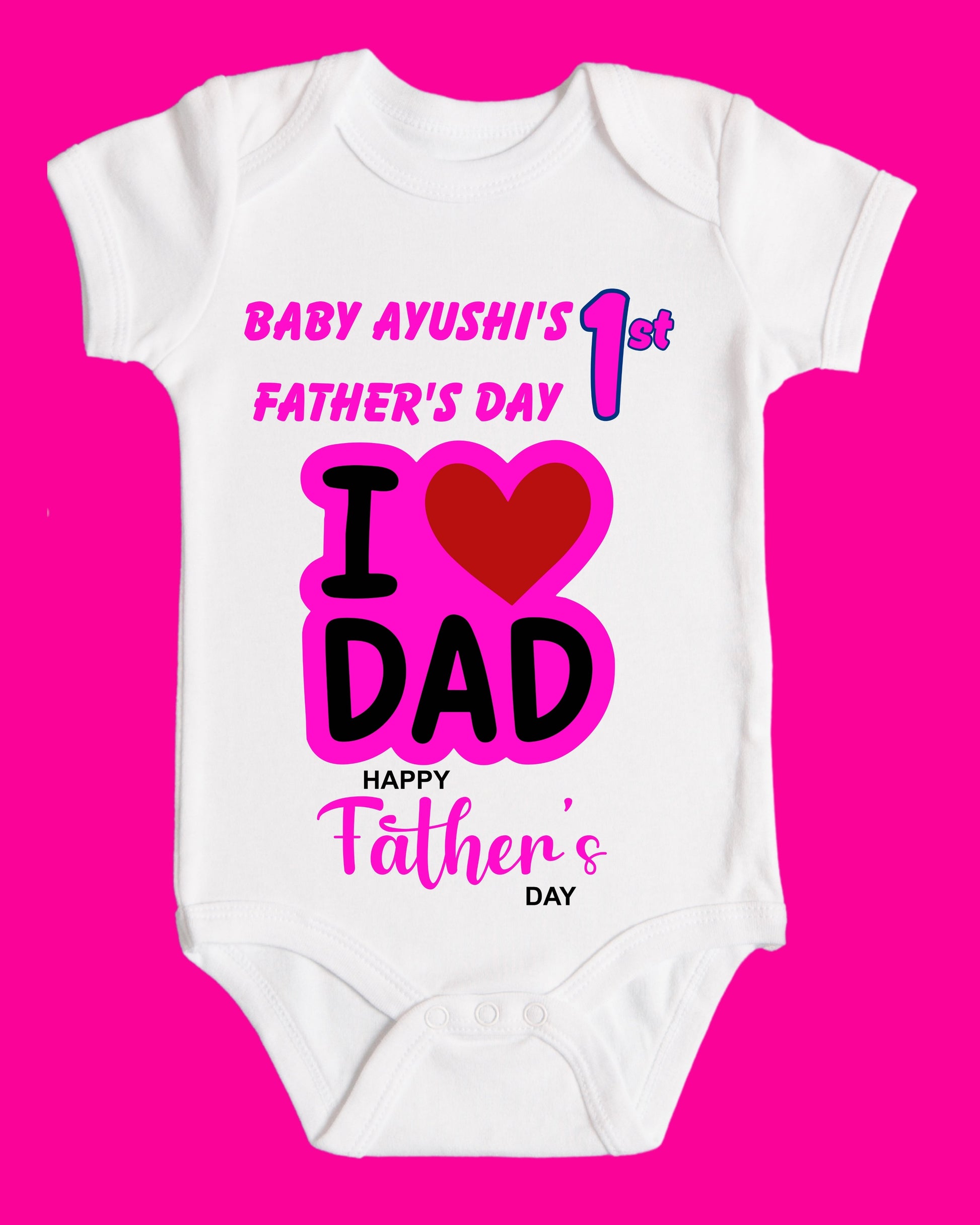 Baby Rompers Fathers Day