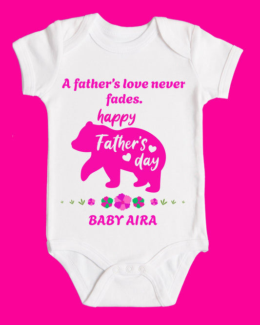 Baby Rompers Fathers Day