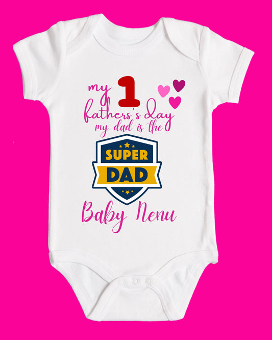 Baby Rompers Fathers Day