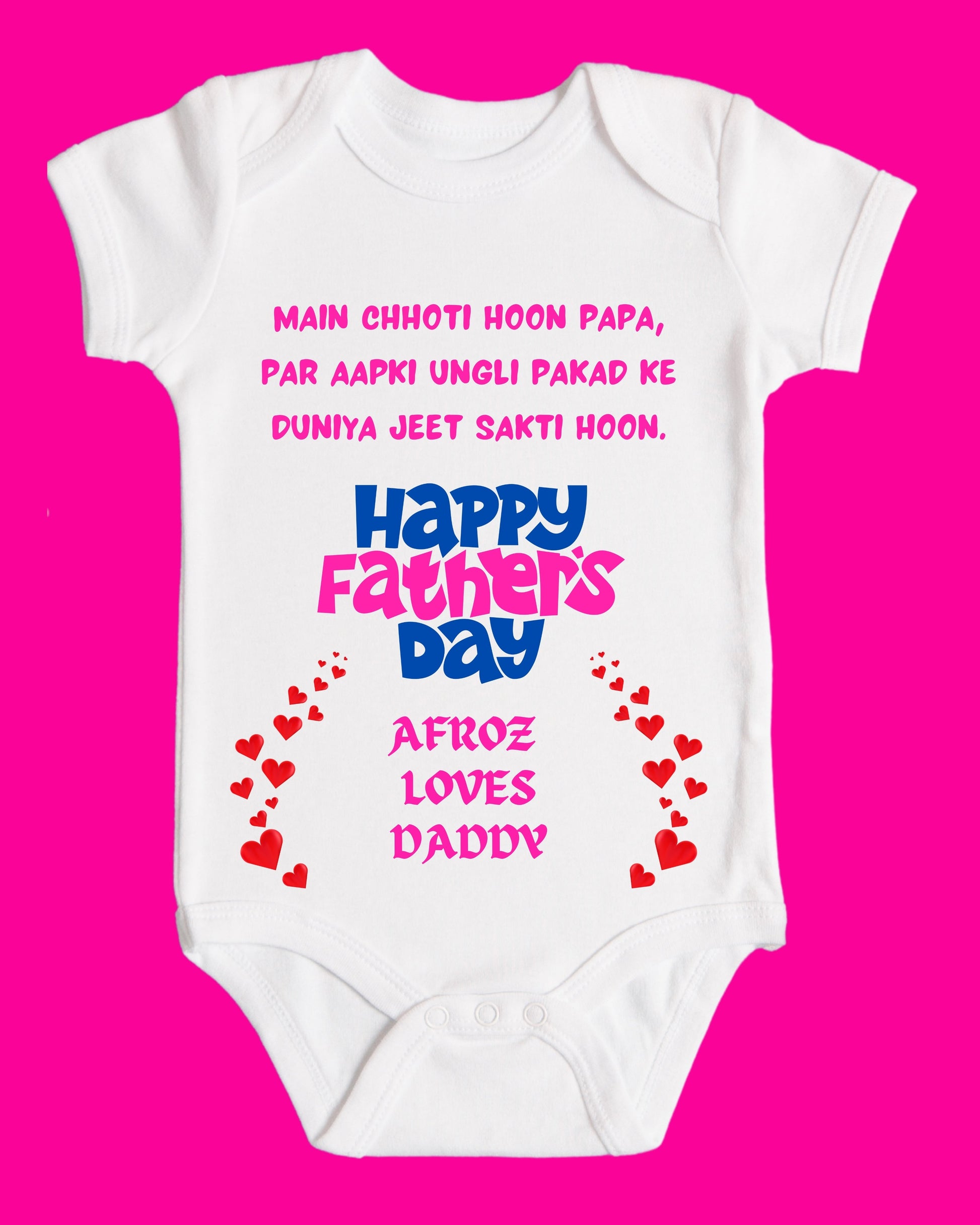 Baby Rompers Fathers Day