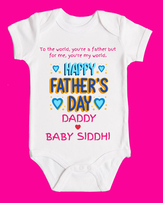Baby Rompers Fathers Day