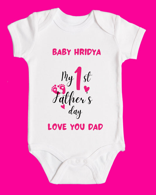 Baby Rompers Fathers Day