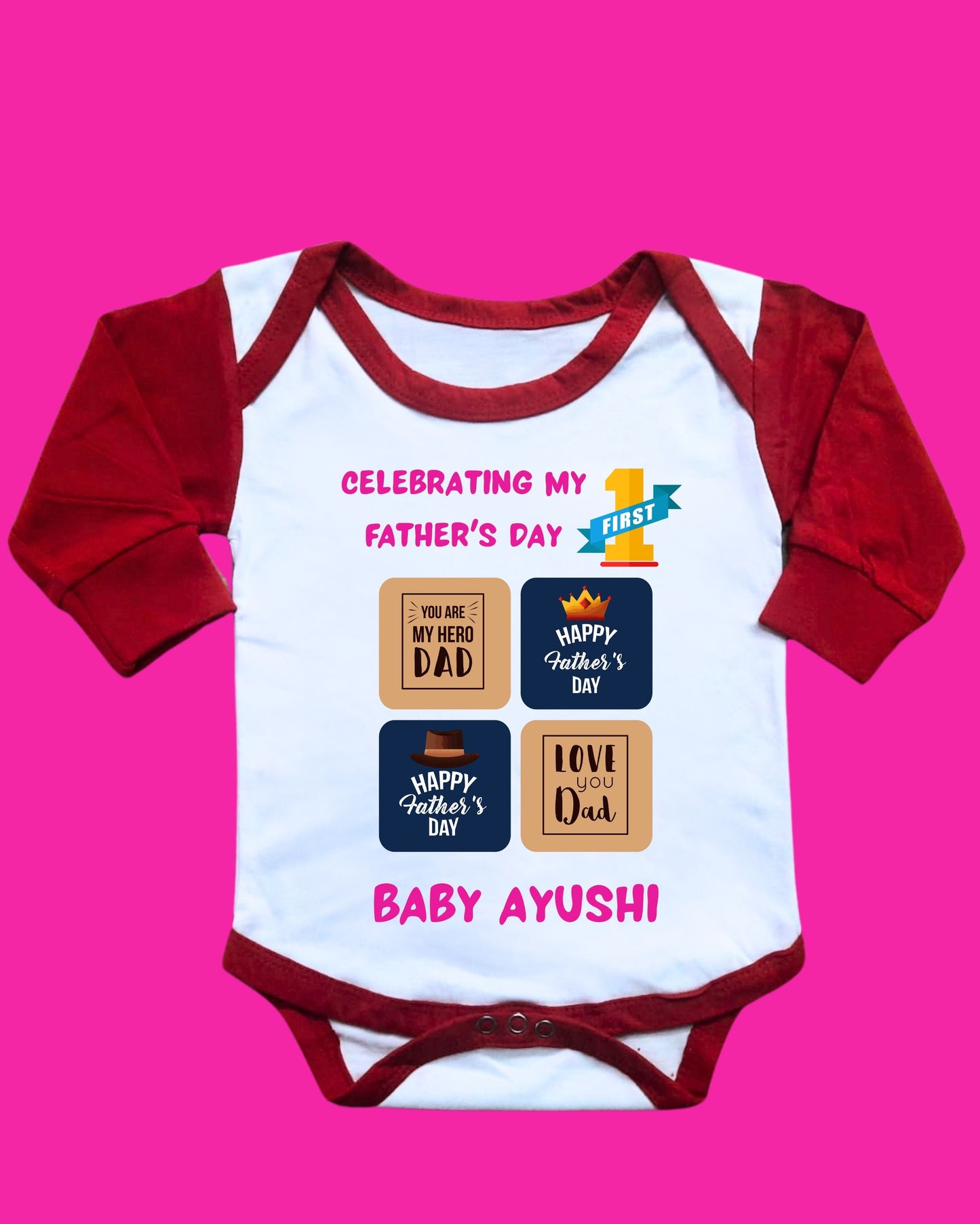 Baby Rompers Fathers Day