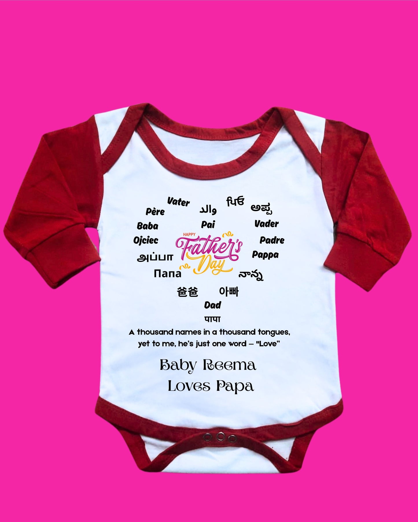 Baby Rompers Fathers Day