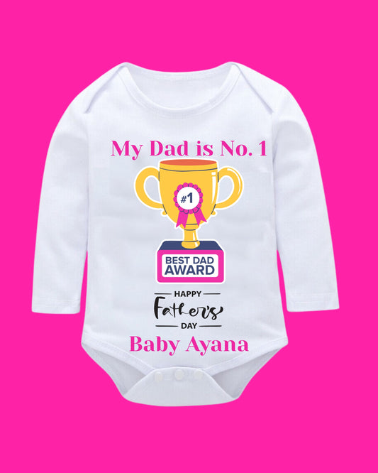 Baby Rompers Fathers Day