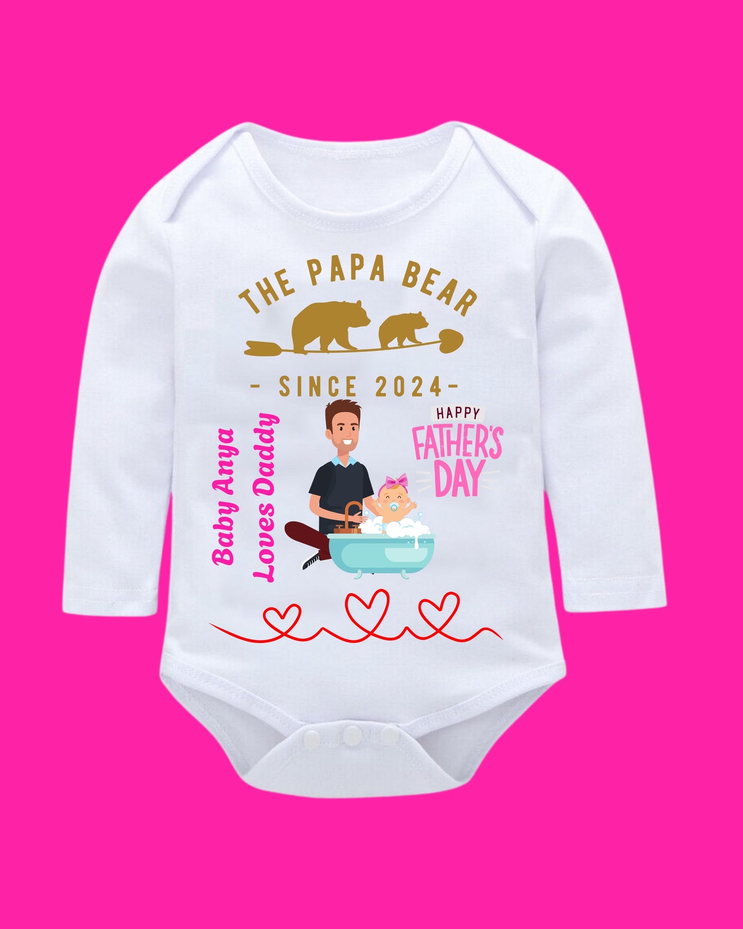 Baby Rompers Fathers Day