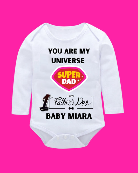 Baby Rompers Fathers Day