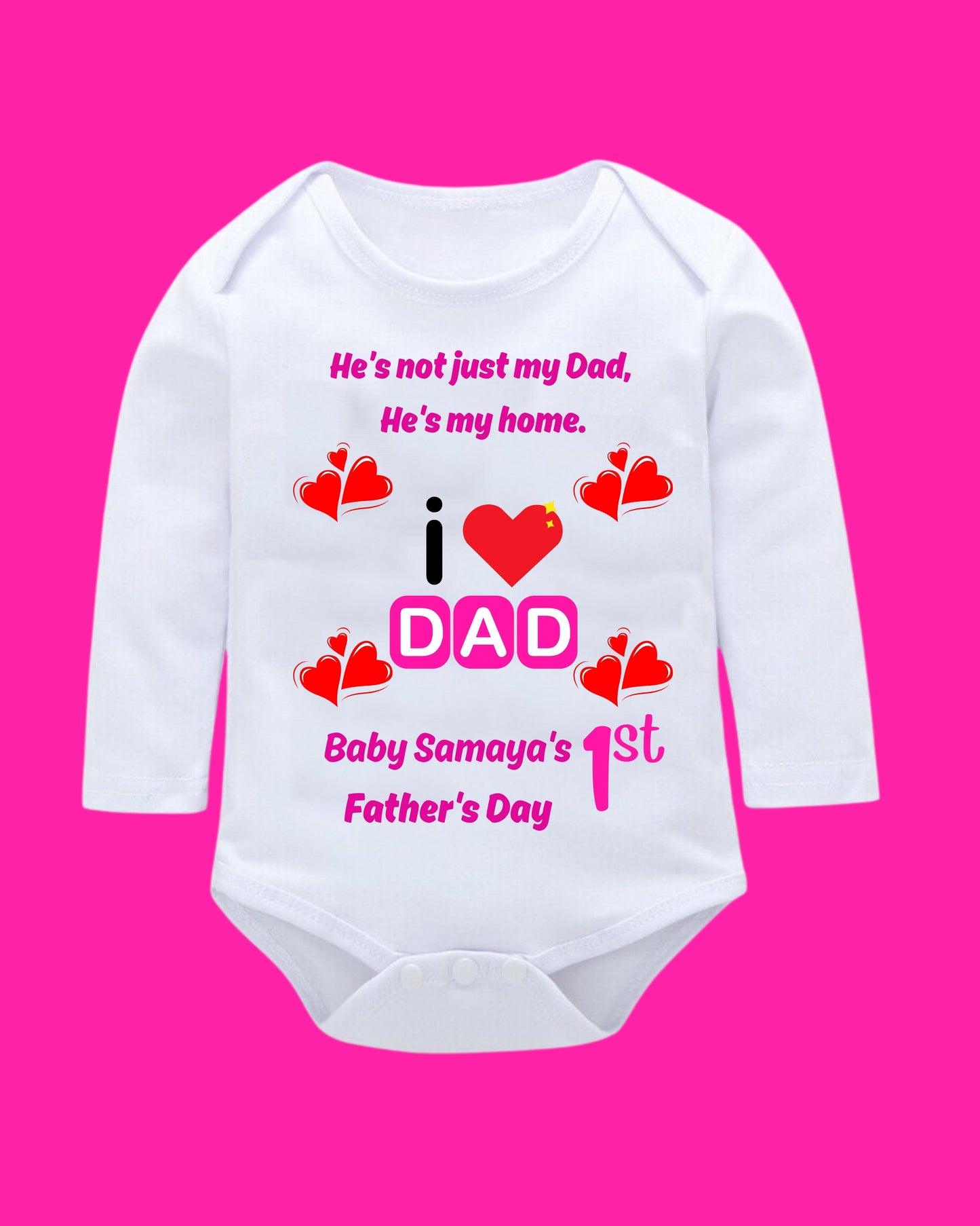 Baby Rompers Fathers Day