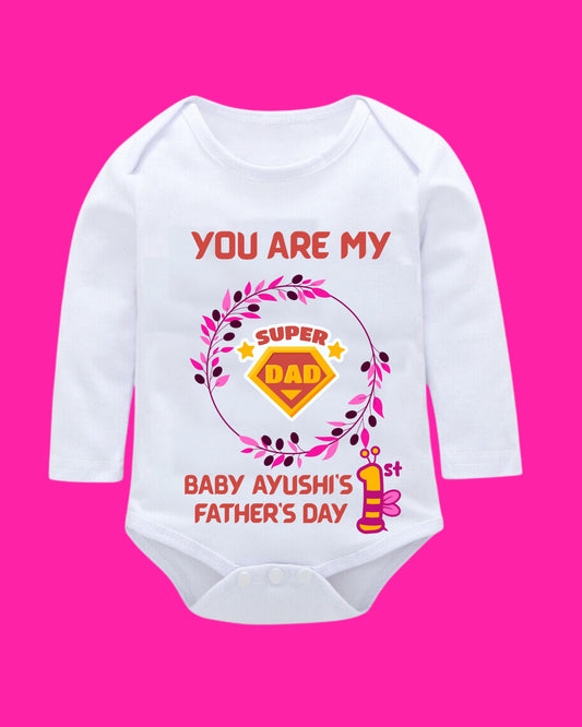 Baby Rompers Fathers Day