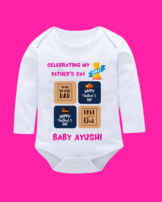 Baby Rompers Fathers Day