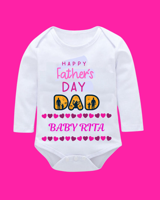 Baby Rompers Fathers Day