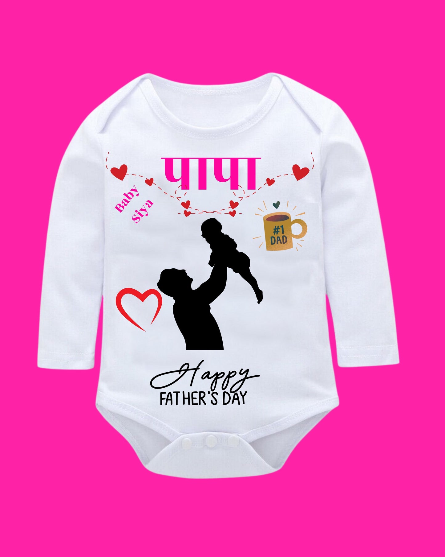 Baby Rompers Fathers Day