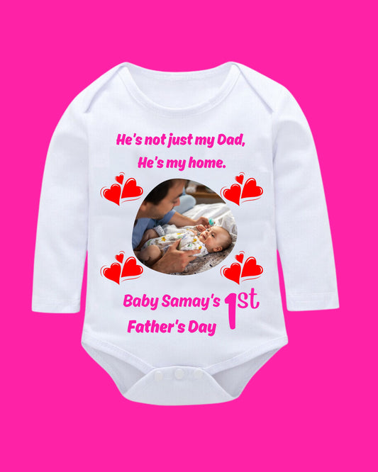 Baby Rompers Fathers Day