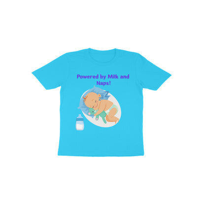 Sleeping Baby Powered By Milk and Naps : Toddler T Shirts