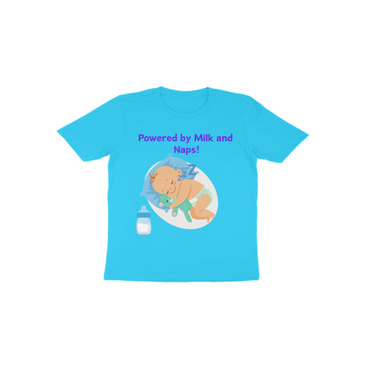 Sleeping Baby Powered By Milk and Naps : Toddler T Shirts