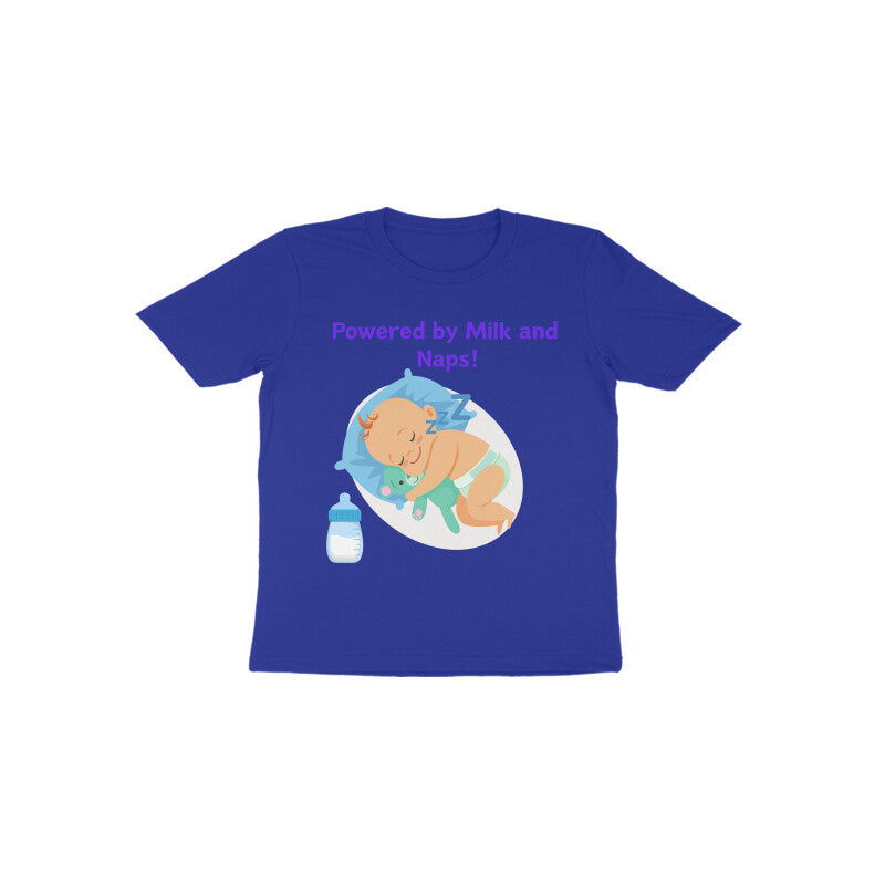 Sleeping Baby Powered By Milk and Naps : Toddler T Shirts