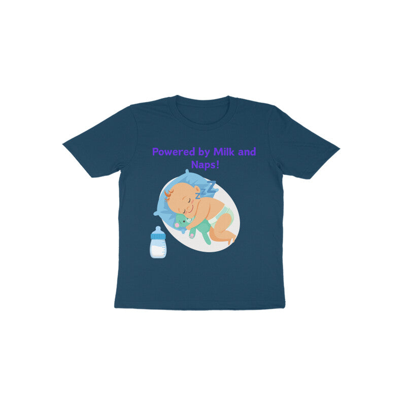 Sleeping Baby Powered By Milk and Naps : Toddler T Shirts