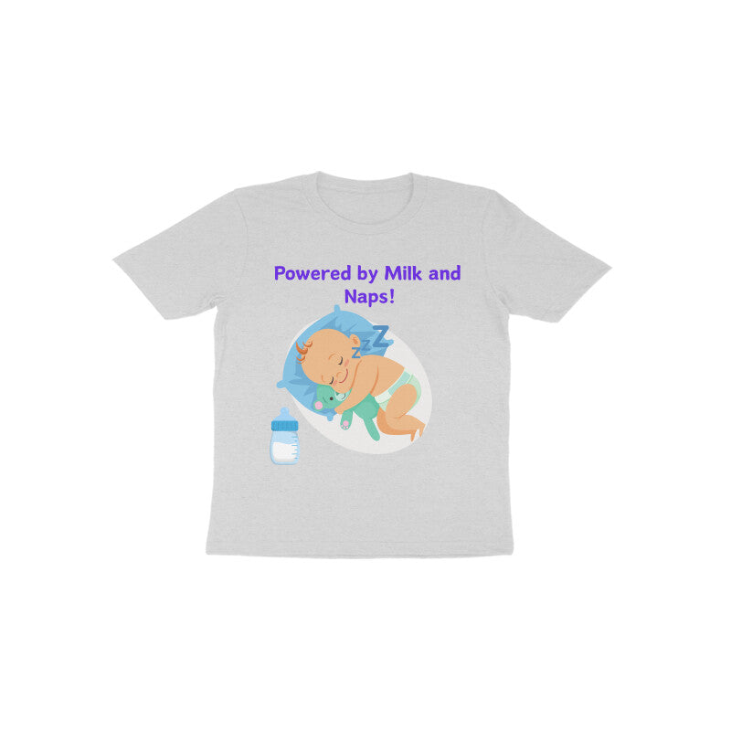 Sleeping Baby Powered By Milk and Naps : Toddler T Shirts