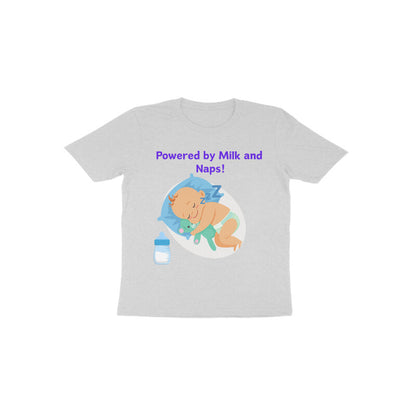 Sleeping Baby Powered By Milk and Naps : Toddler T Shirts