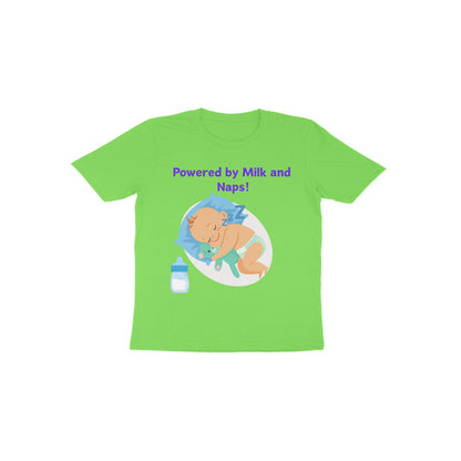 Sleeping Baby Powered By Milk and Naps : Toddler T Shirts