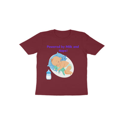 Sleeping Baby Powered By Milk and Naps : Toddler T Shirts
