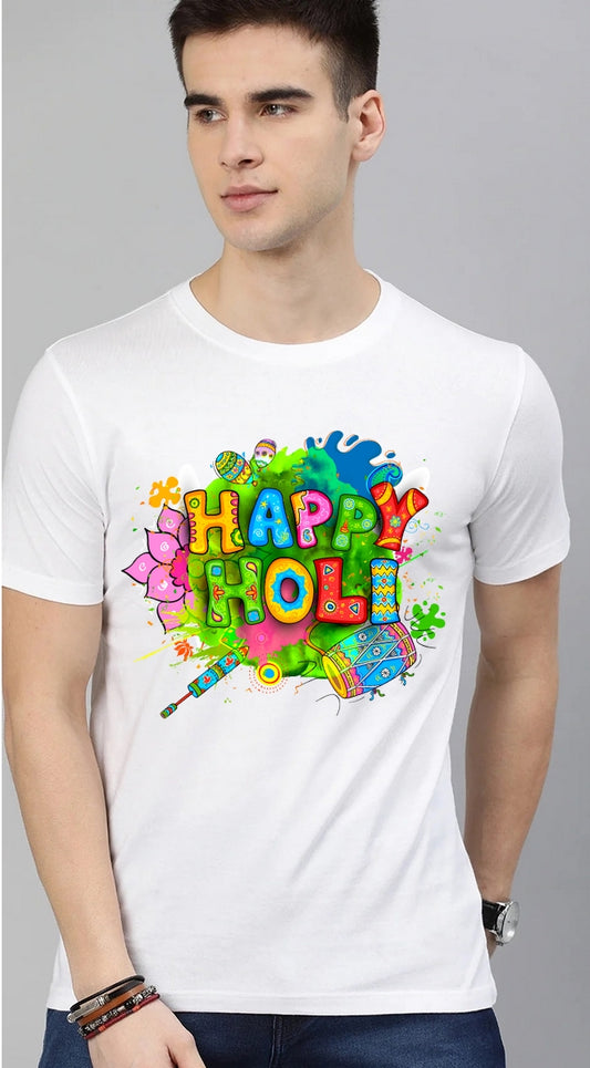 Holi Stylish T-Shirts For Men D10!