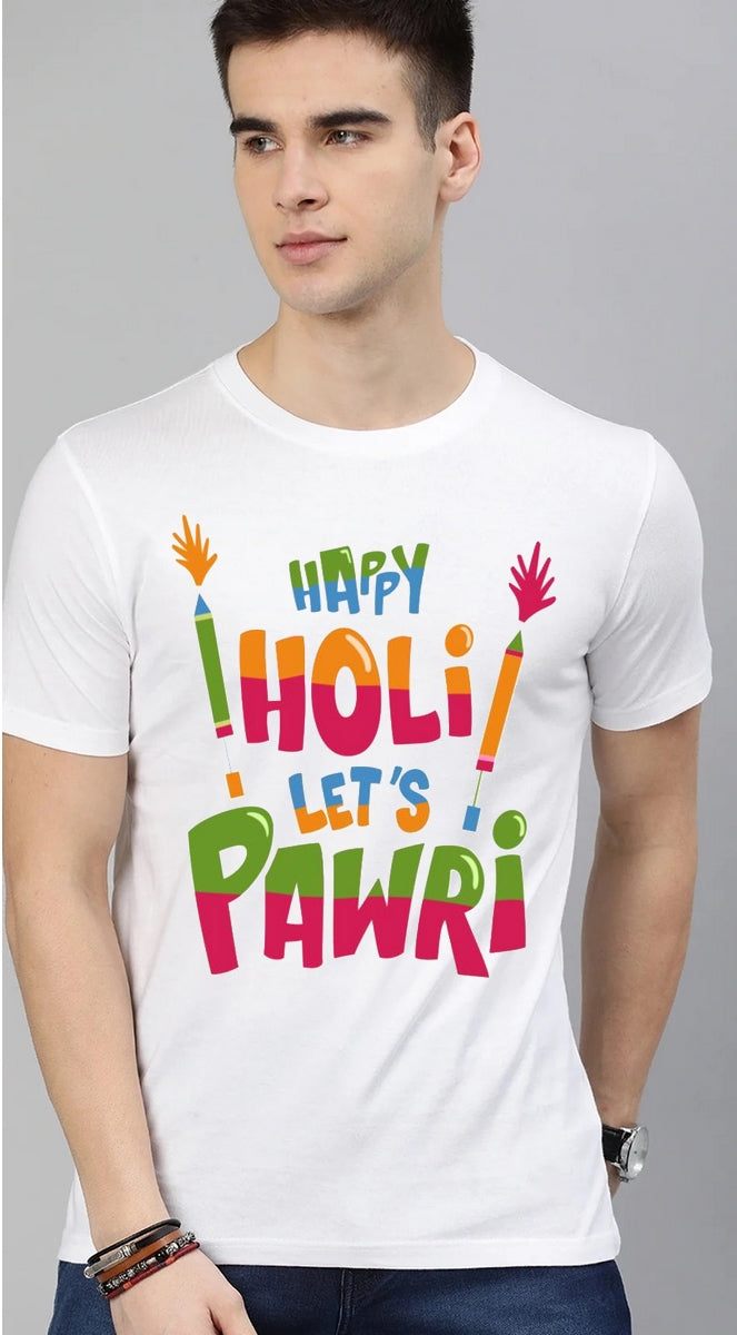 Holi Stylish T-Shirts For Men D6!