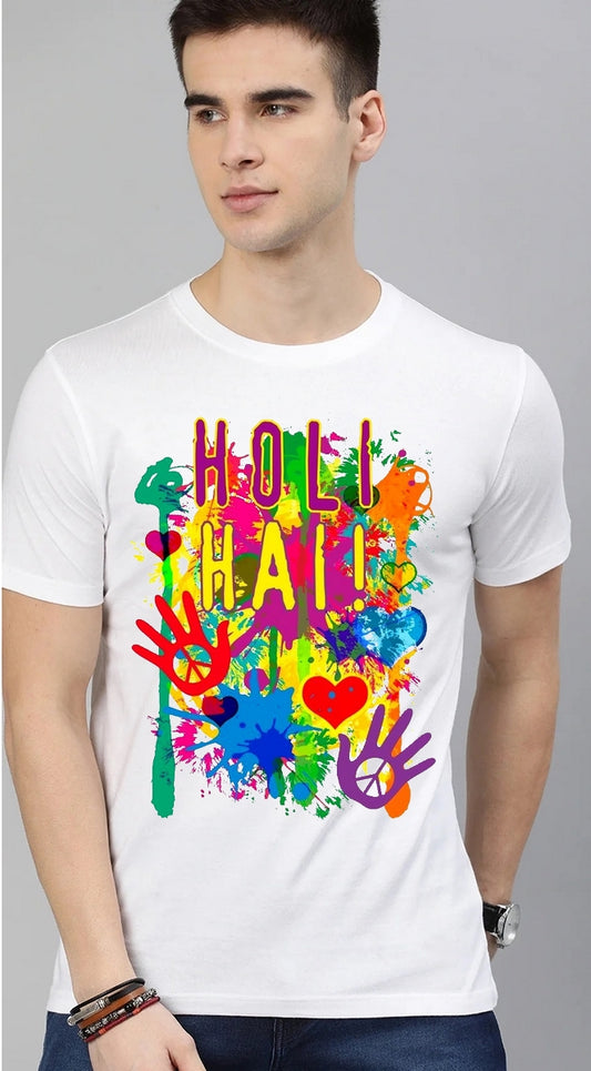 Holi Stylish T-Shirts For Men D15!