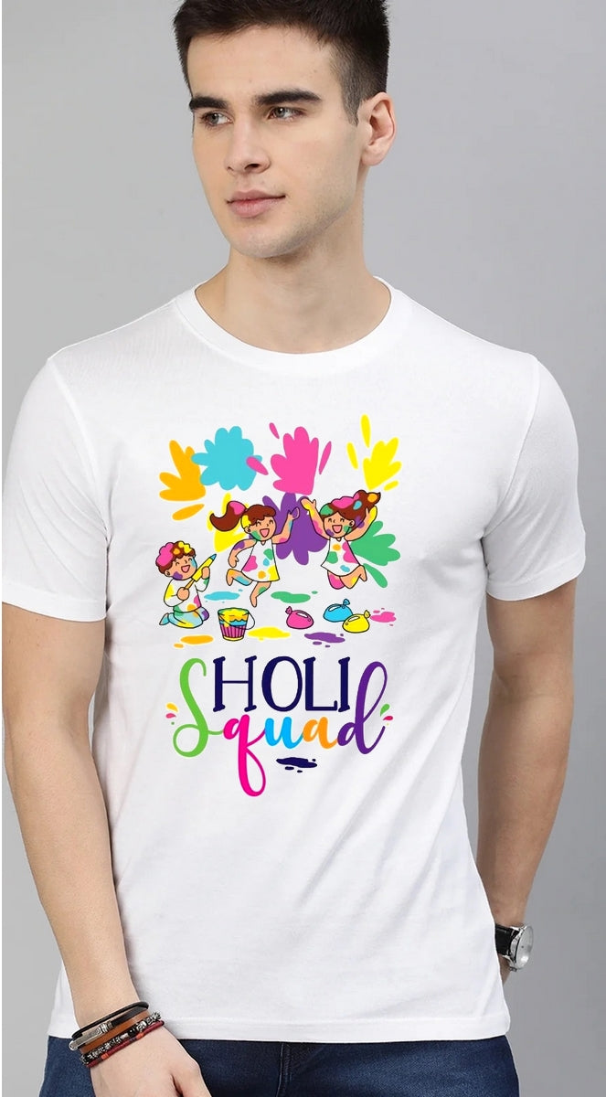 Holi Stylish T-Shirts For Men D12!