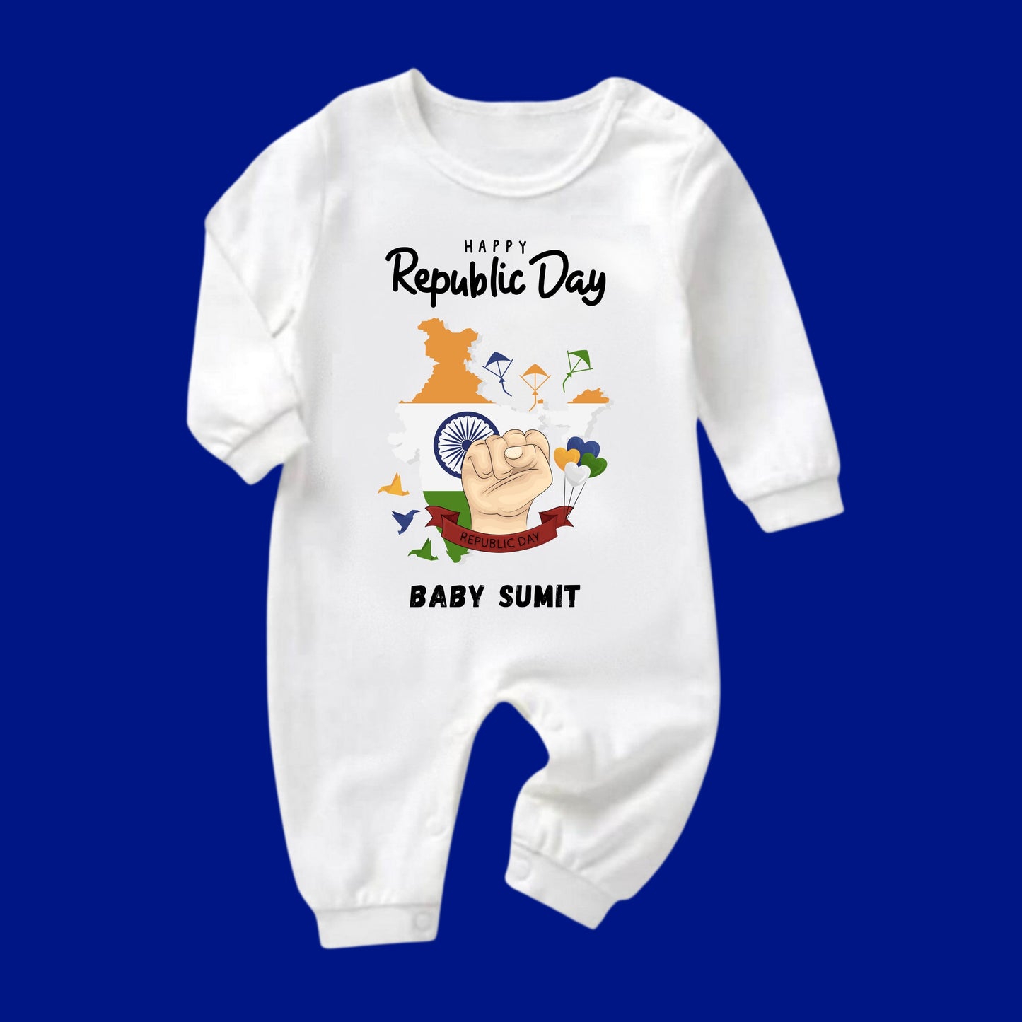 Celebrate the spirit of Republic Day with our special rompers for your little prince & princess! SHP00